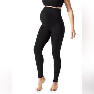 NWOT NUX Maternity Leggings in Black Size Large